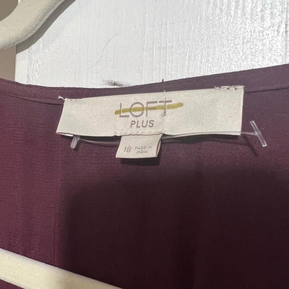 Loft Plus Wrap Top Blouse - Picture 2 of 5